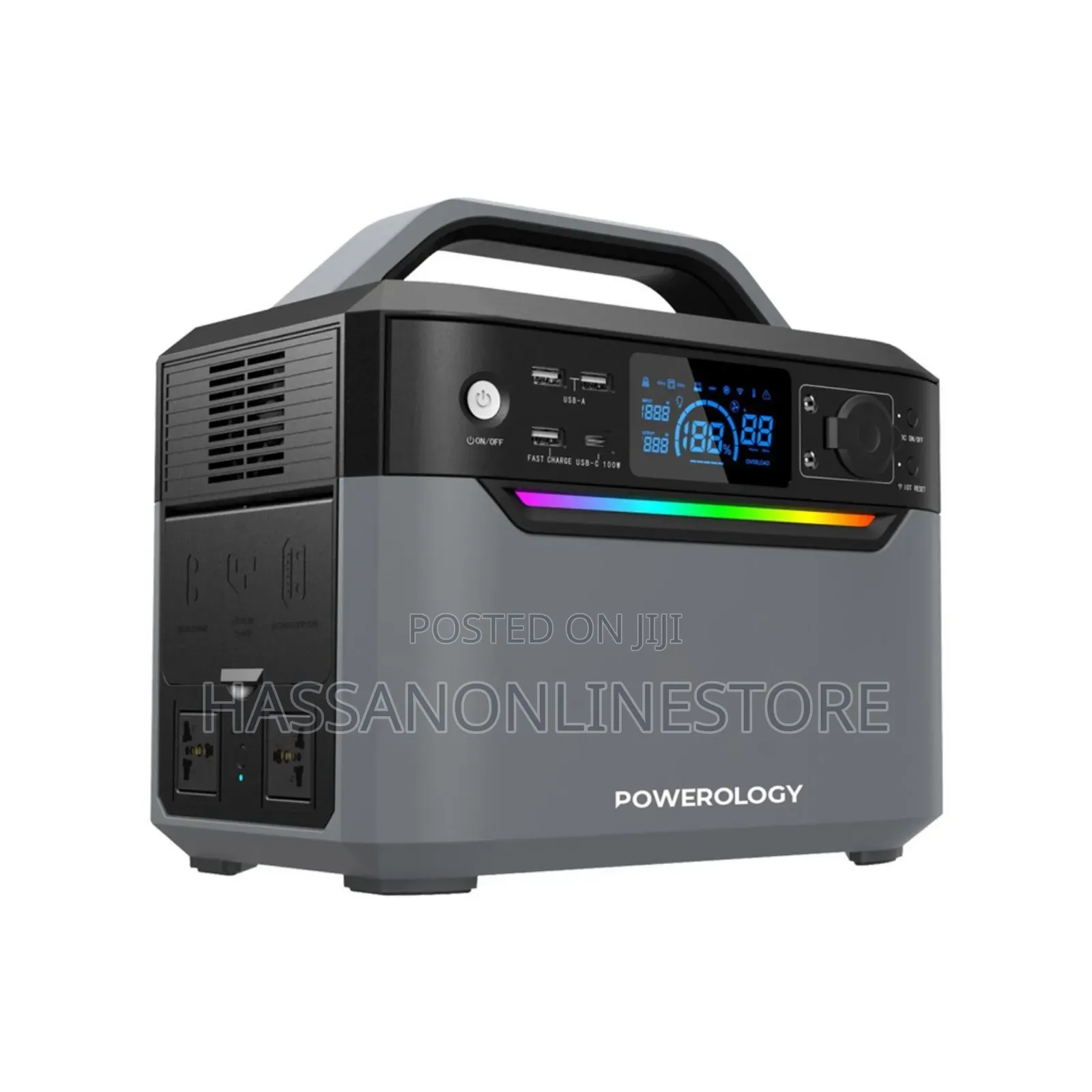 Powerology 120000mah Portable Power Generator 600W