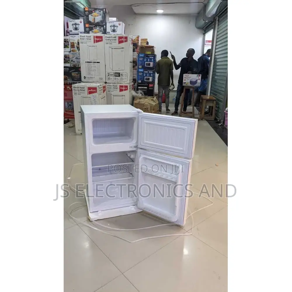 Home Base Fridge Lita 90 Milango Miwili Ya Kisasa Kabisa