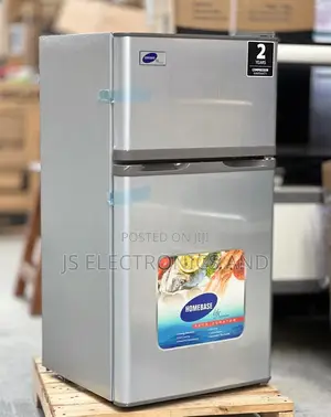 Home Base Fridge Lita 90 Milango Miwili Ya Kisasa Kabisa