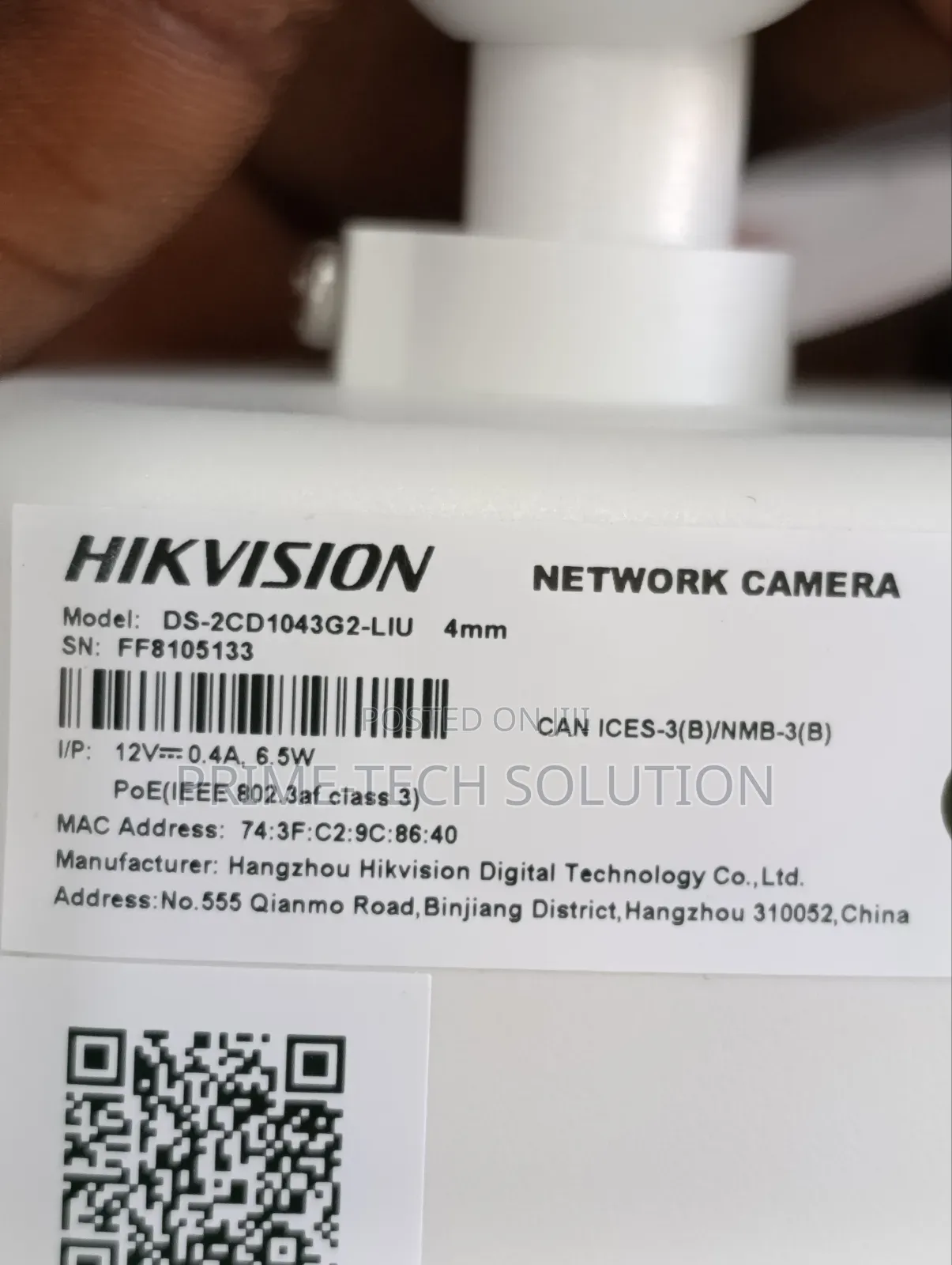 Hikvision 4mp Smart Hybrid Bullet Dome Ip Camera | Poe | Tz