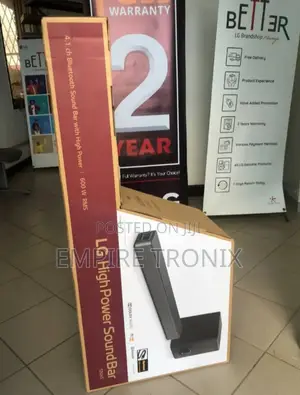 LG SNH5 4.1CH Soundbar - 600W, Surround Sound, Deep Bass