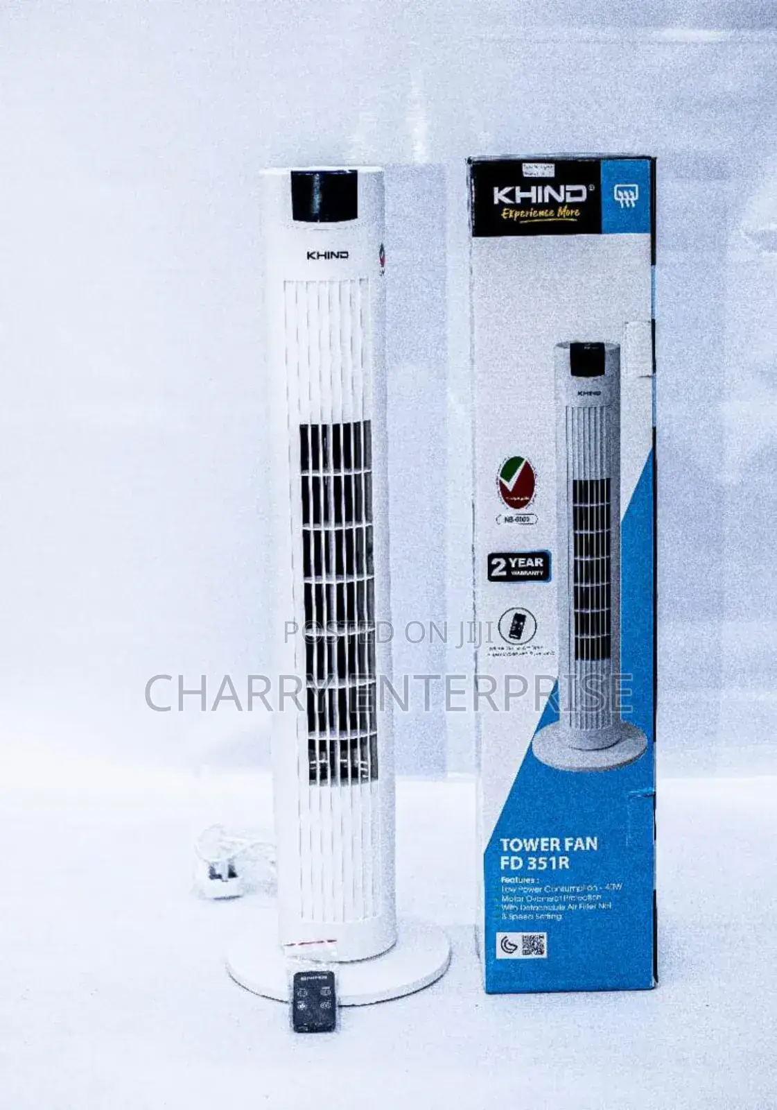KHIND High Quality Tower Fan With Remote