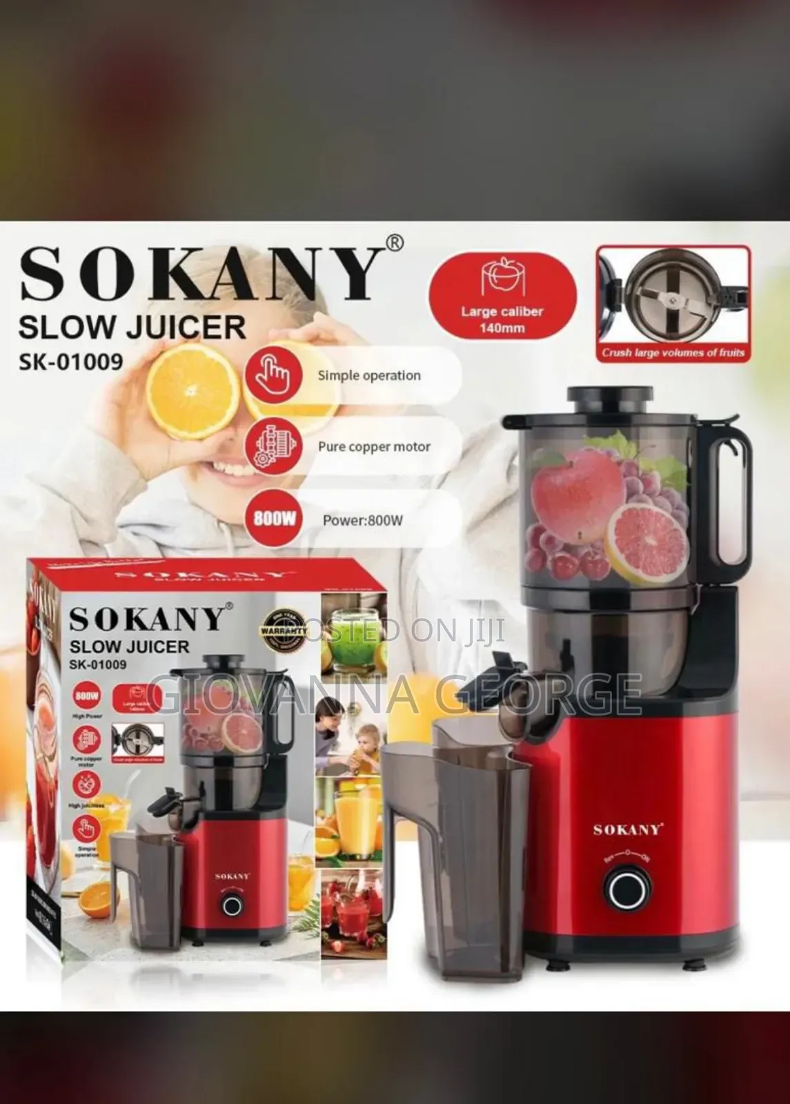 Sokany Slow Juicer