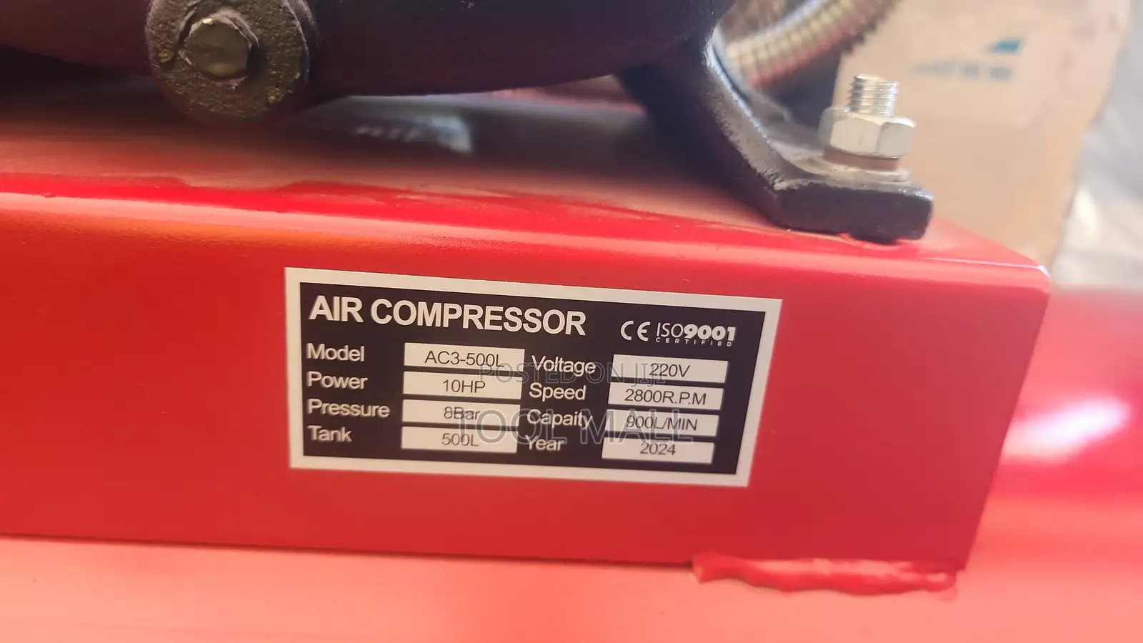 Osaka Air Compressor 500L 10hp