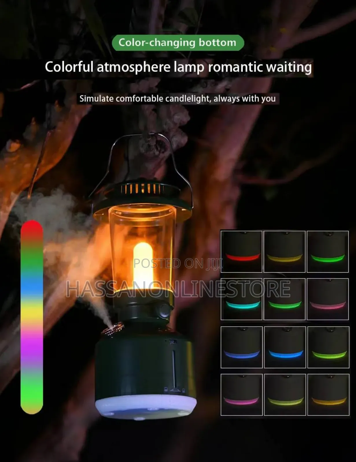 Humidifier Vintage Lantern With Lamp Aromatherapy Diffuser