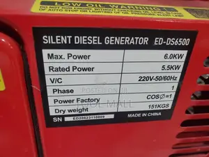 Edon Diesel Generator 6kva ED-DS6500