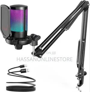 Fifine T669 Pro 3 RGB Gaming Microphone + Stand