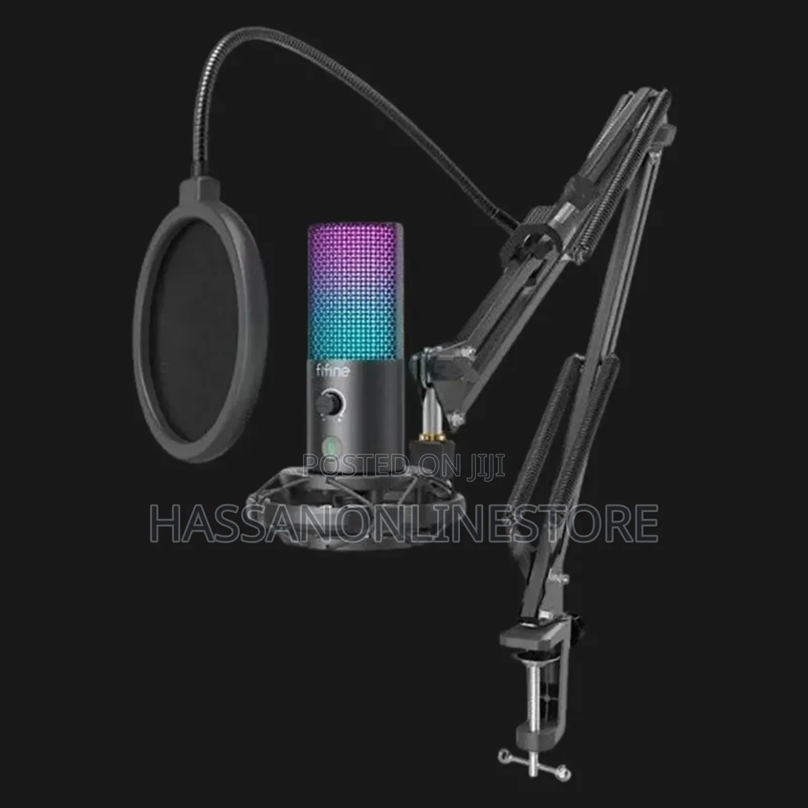 Fifine T669 Pro 3 RGB Gaming Microphone + Stand