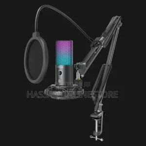Fifine T669 Pro 3 RGB Gaming Microphone + Stand
