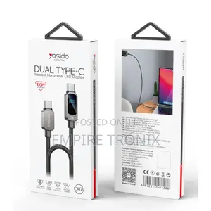 Yesido CA179 1.2 Meters USB-C to USB-C PD100W Cable
