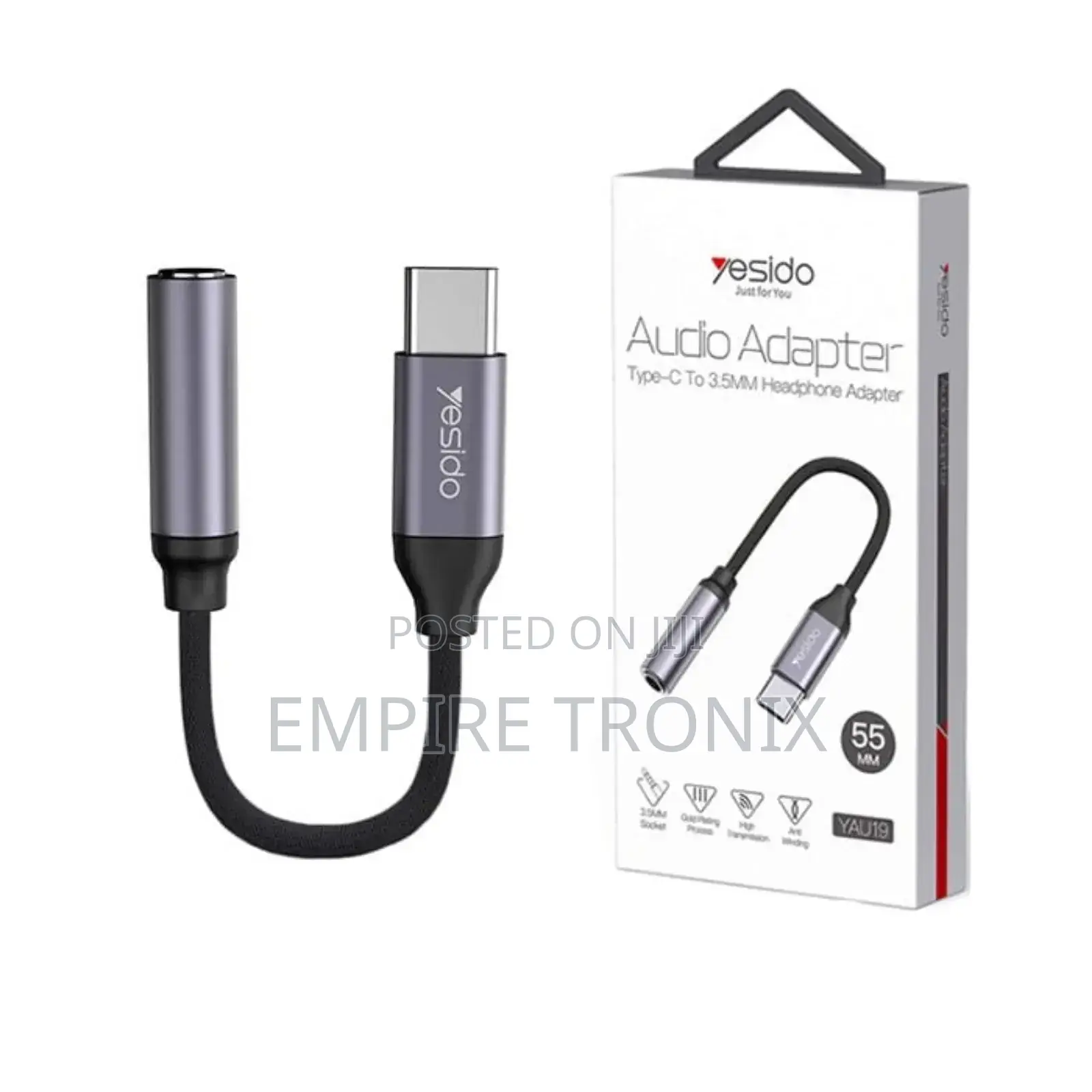 Yesido YAU19 USB Type-C to 3.5mm Aux Port Audio Cable