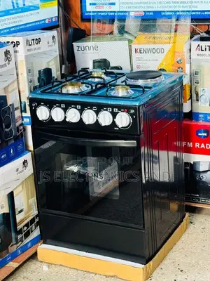 Alyons Cooker Plate Tatu Gas  1,Umeme Pia Oven Ipo Ni Imara