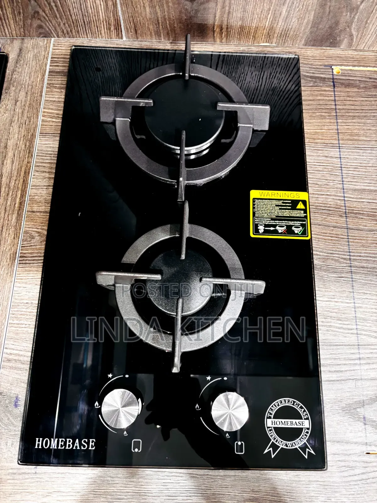 Homebase Cooktops Full Gas 2plates