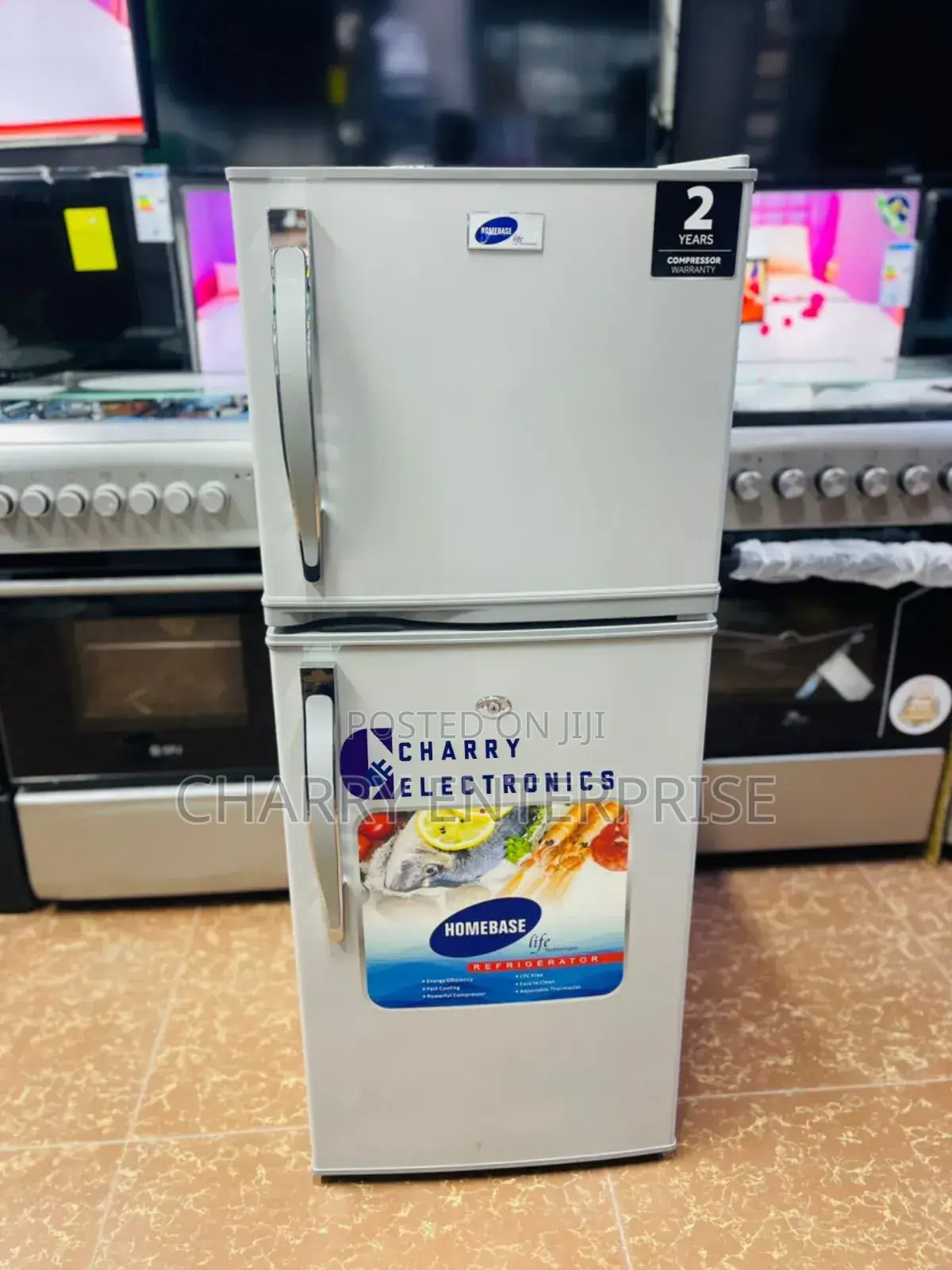 High Quality *Home Base Fridge 125L With Handles/ Ina Mikono