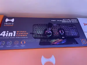 4 in 1 Wireless Gaming Kombo With Keyboard,Headset, Mouse