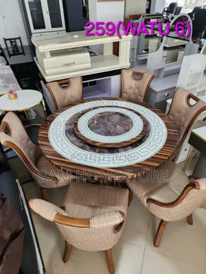 Dinning Set With Rotatable Table