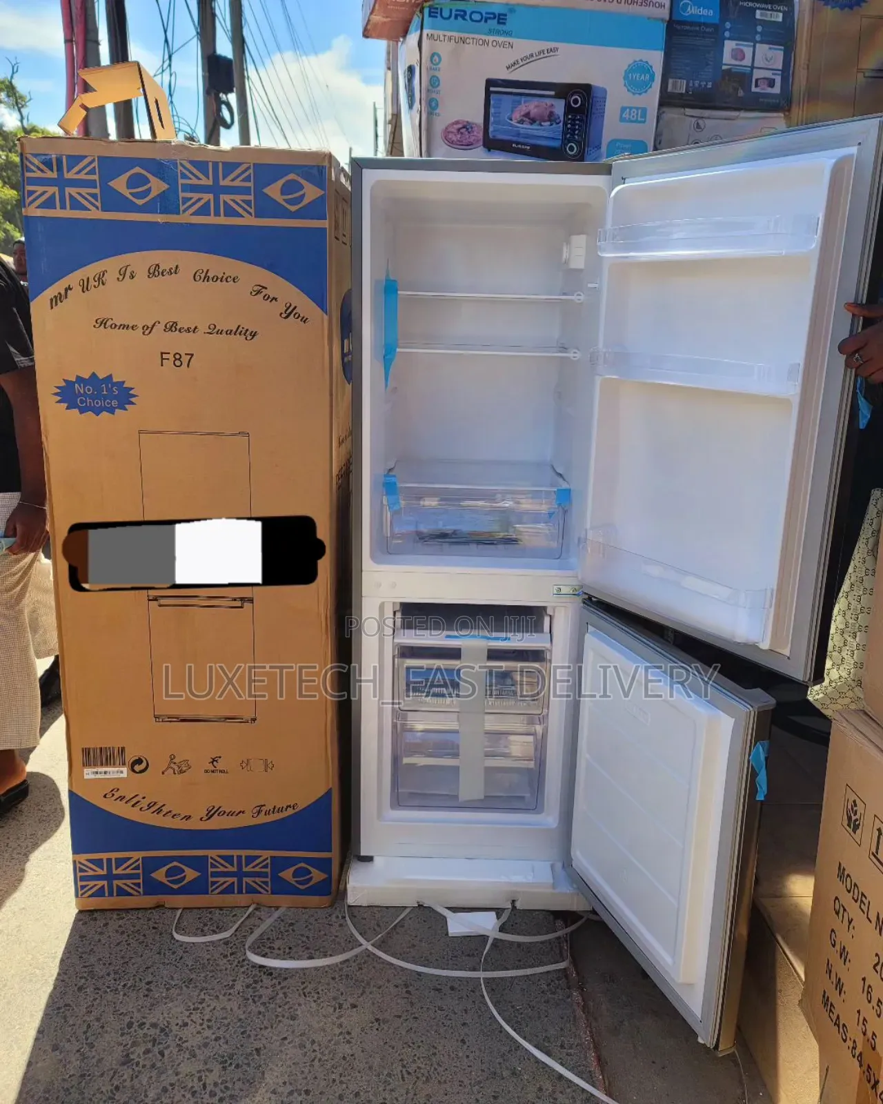 Mr Uk Fridge 175 Litres With Bottom Freezer