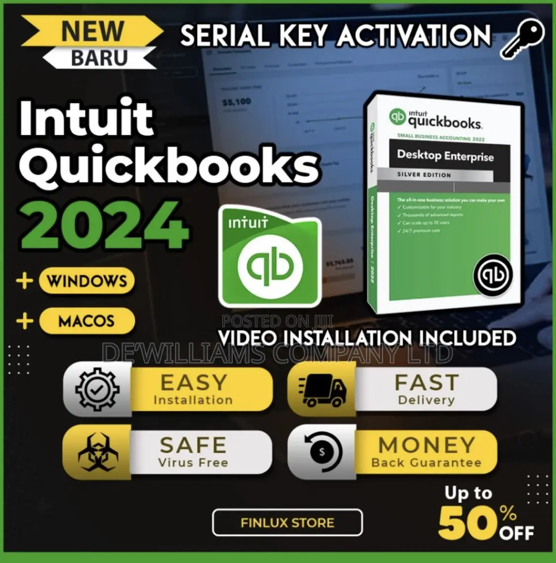 Intuit Quickbooks 2024 (Genuine)