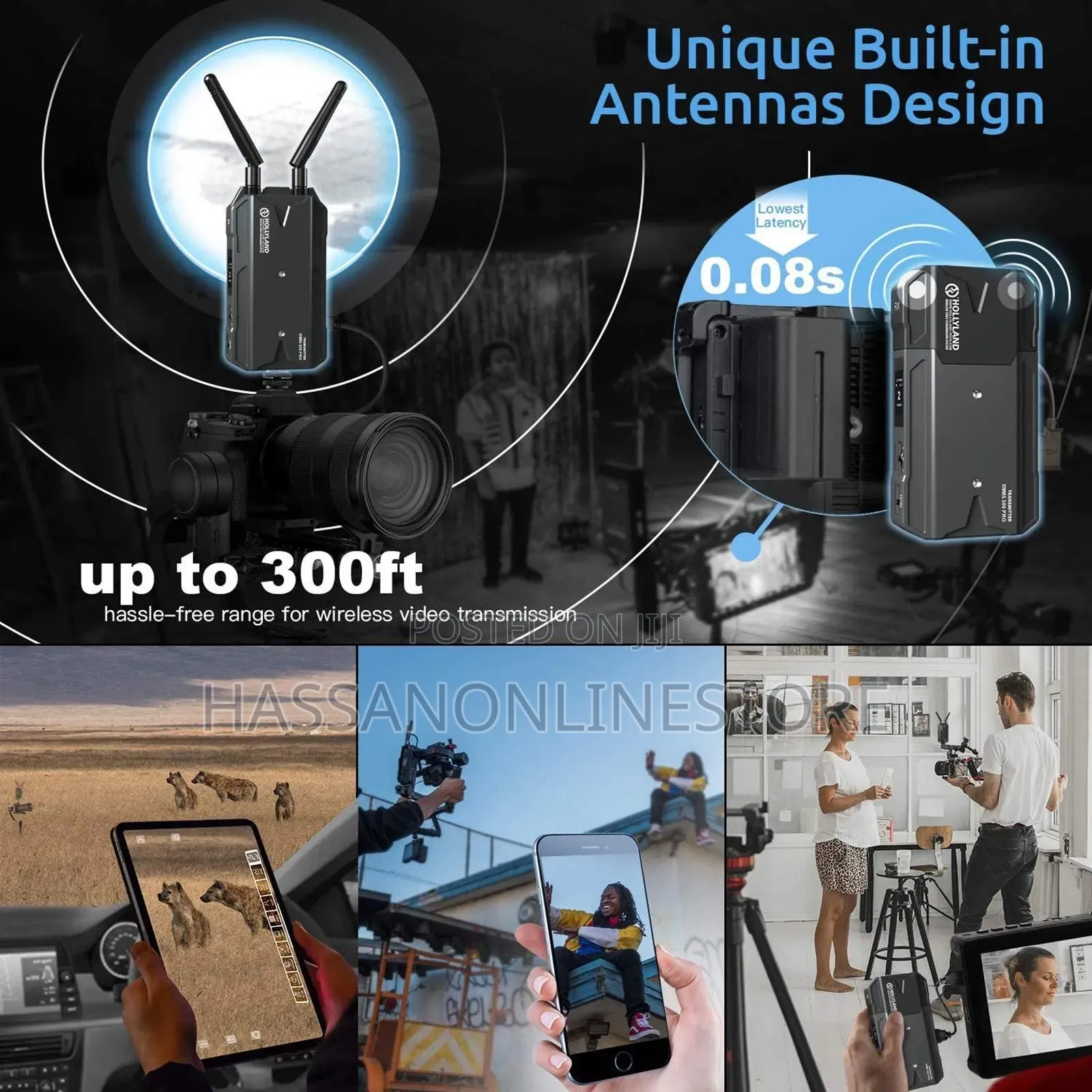 Hollyland Mars 300 PRO HDMI Wireless Video TX RX Enhanced