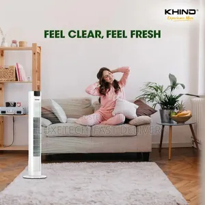 Khind Tower Fan – Modern, Quiet, and Efficient Air Circulation