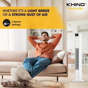 Tower Fan Strong Wind Cooling With Remote and Touch Screen