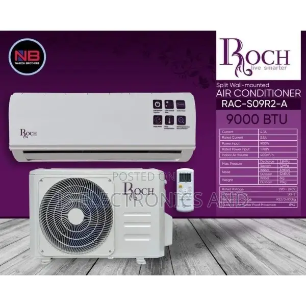 Roch Air Conditioner BTU 9000 Non Inverter Ni Imara Sana