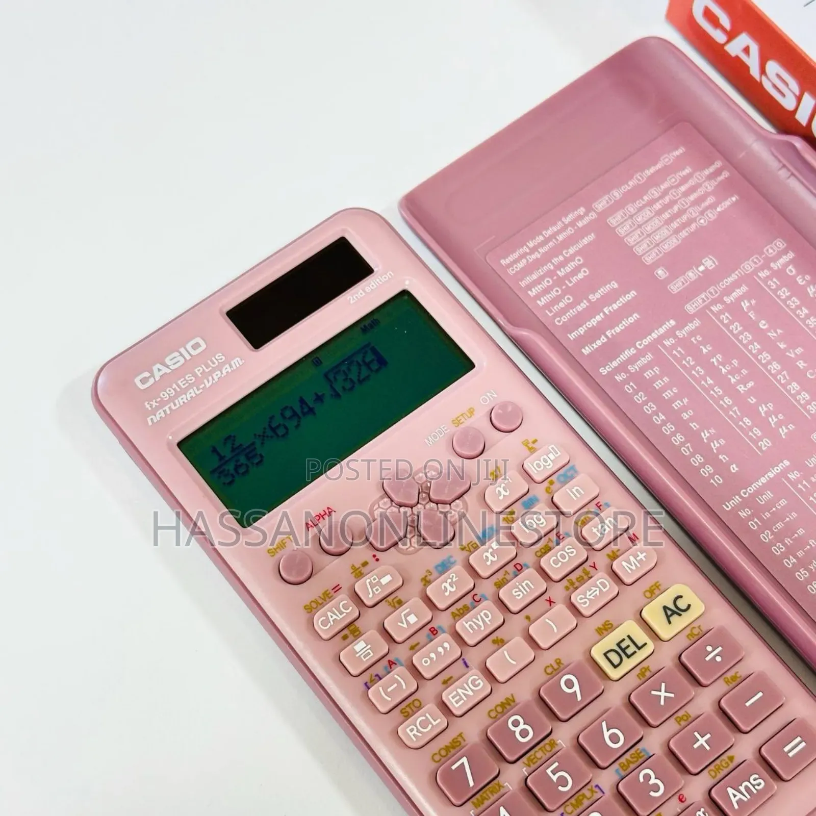 CASIO Fx-991es PLUS 2nd Edition Scientific Calculator - Pink