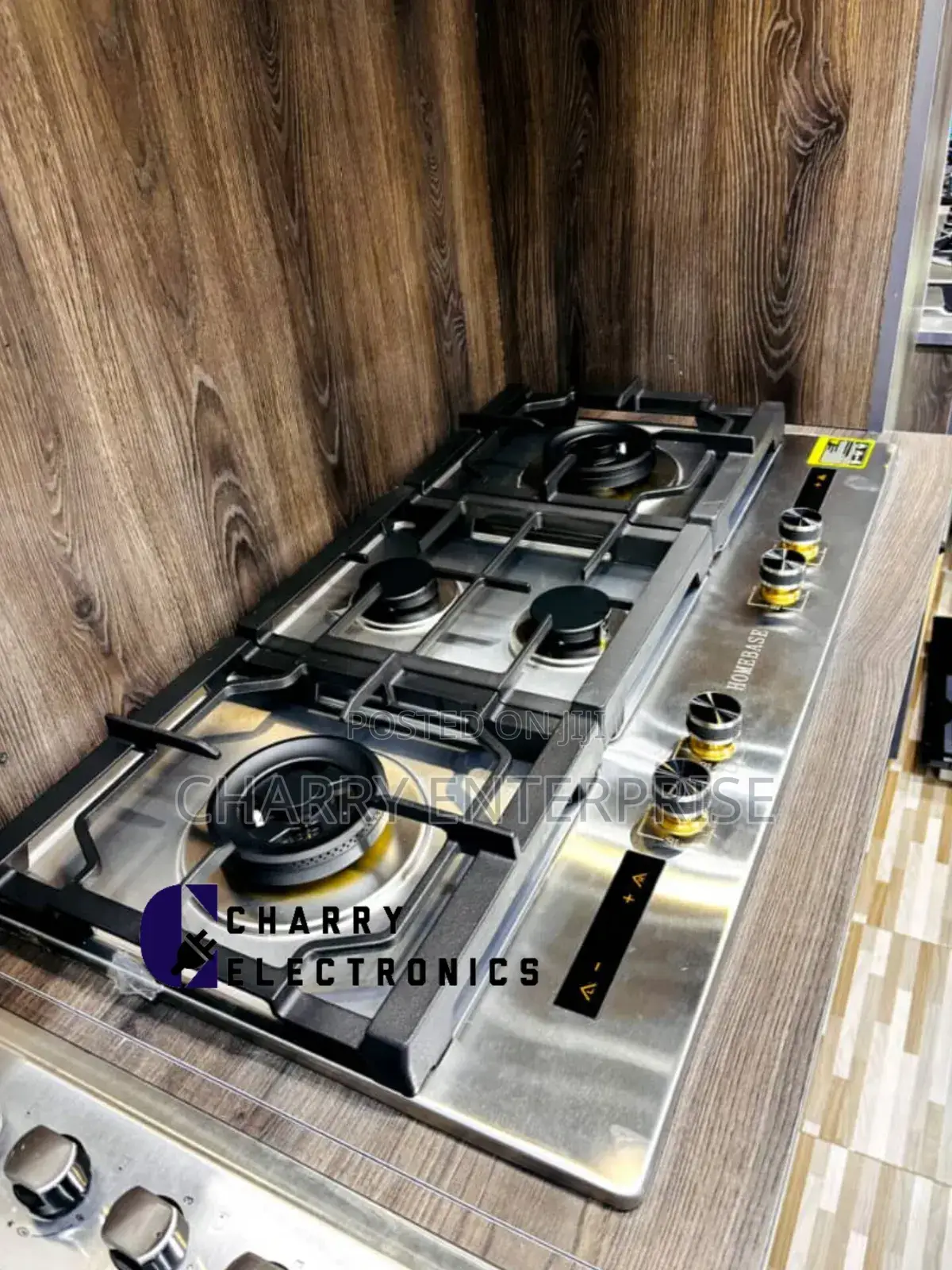 HOMEBASE PRO GAS HOB Quick Efficient Heating 4 Gas BURNERS