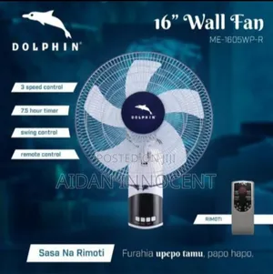Dolphin 16 Remote Wall Fan (Feni)