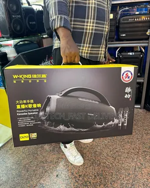 W-King D20 Portable Bluetooth Speaker With 2 Mic/Partybox