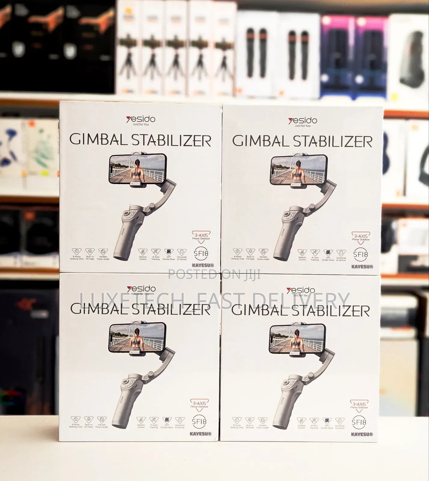 Yesido Sf18 Smart Mobile Phone Gimbal Stabilizer