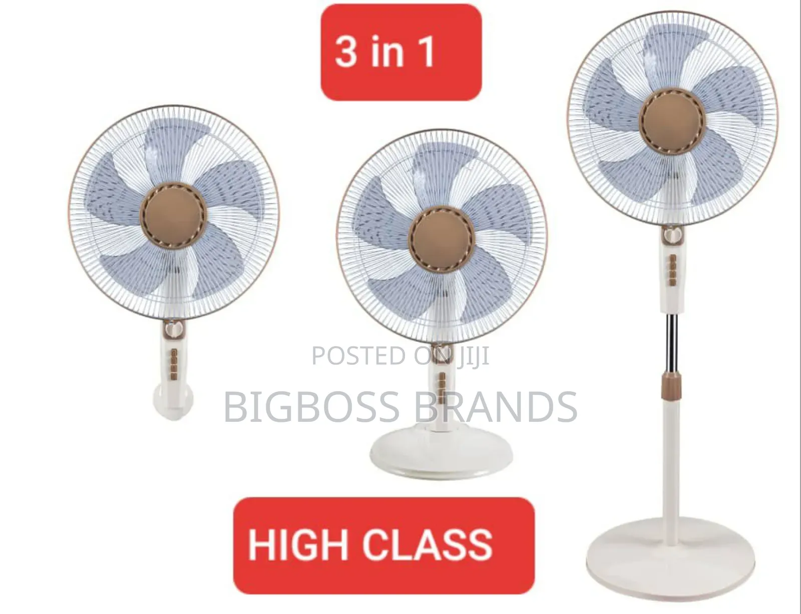 High Class 3 in 1 White