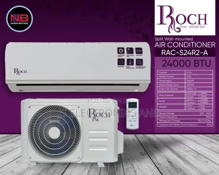 Roch Air Conditioner BTU 24000 Non Inverter Ni Imara Sana