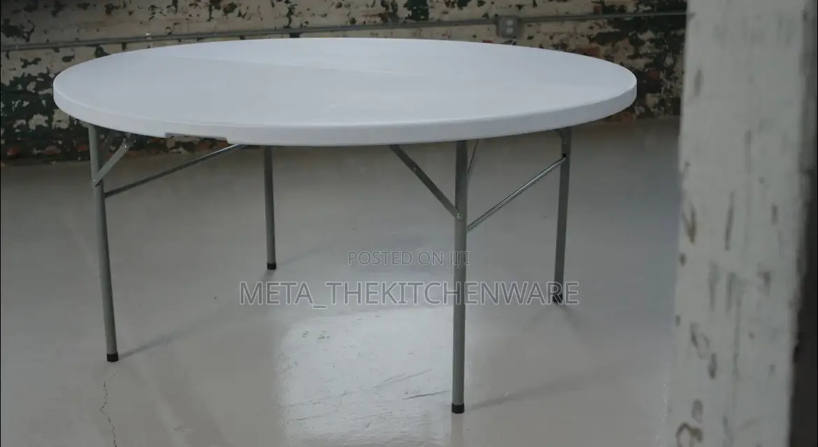 Foldable Round Table 120cm