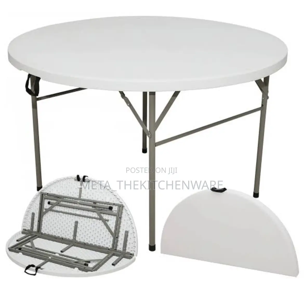Foldable Round Table 120cm