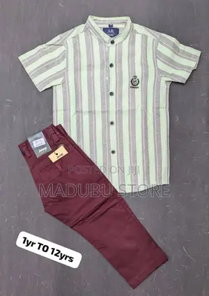 A Set of Trouser and Shirt to Children