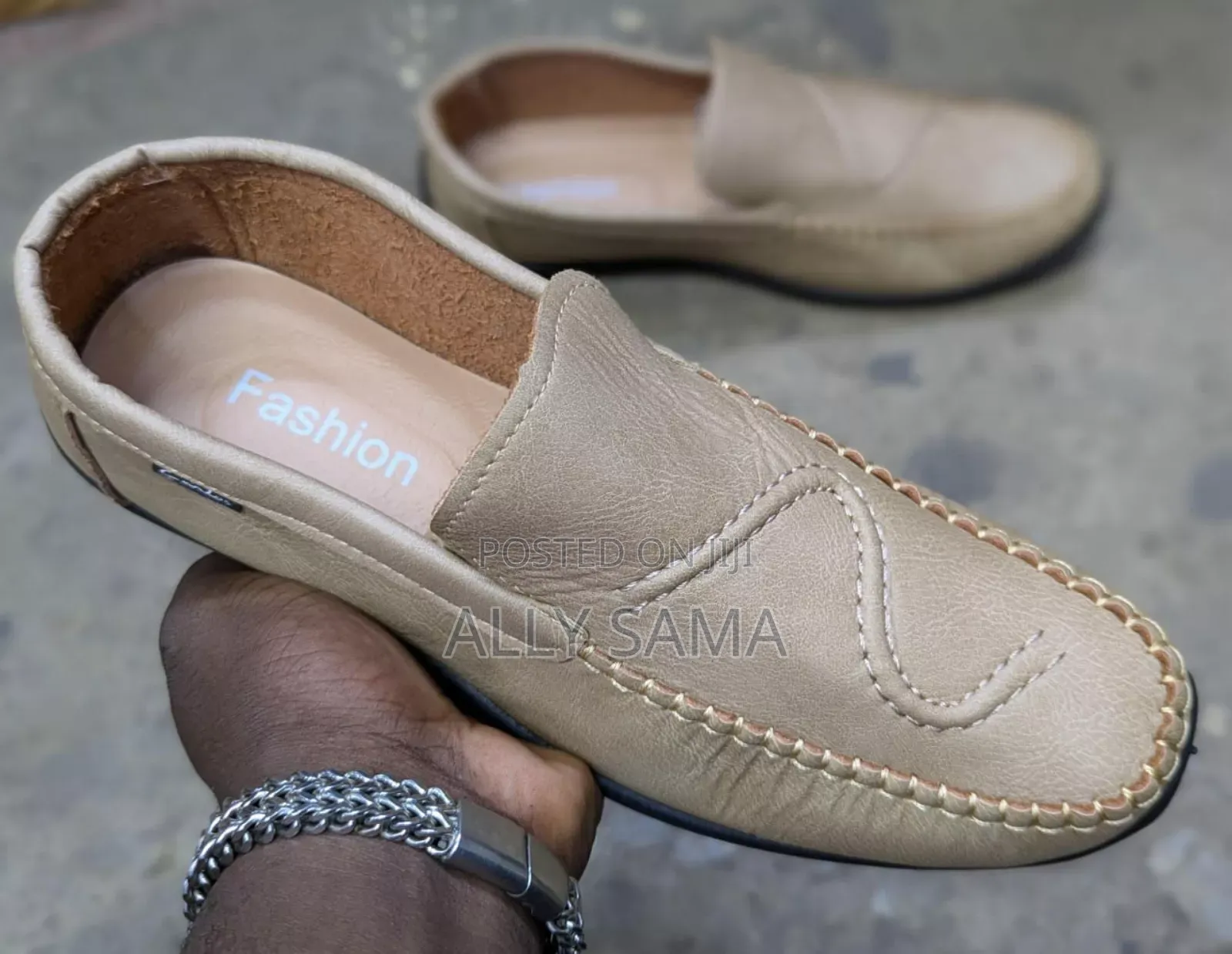 Mens Loafers Fashion Material Leather