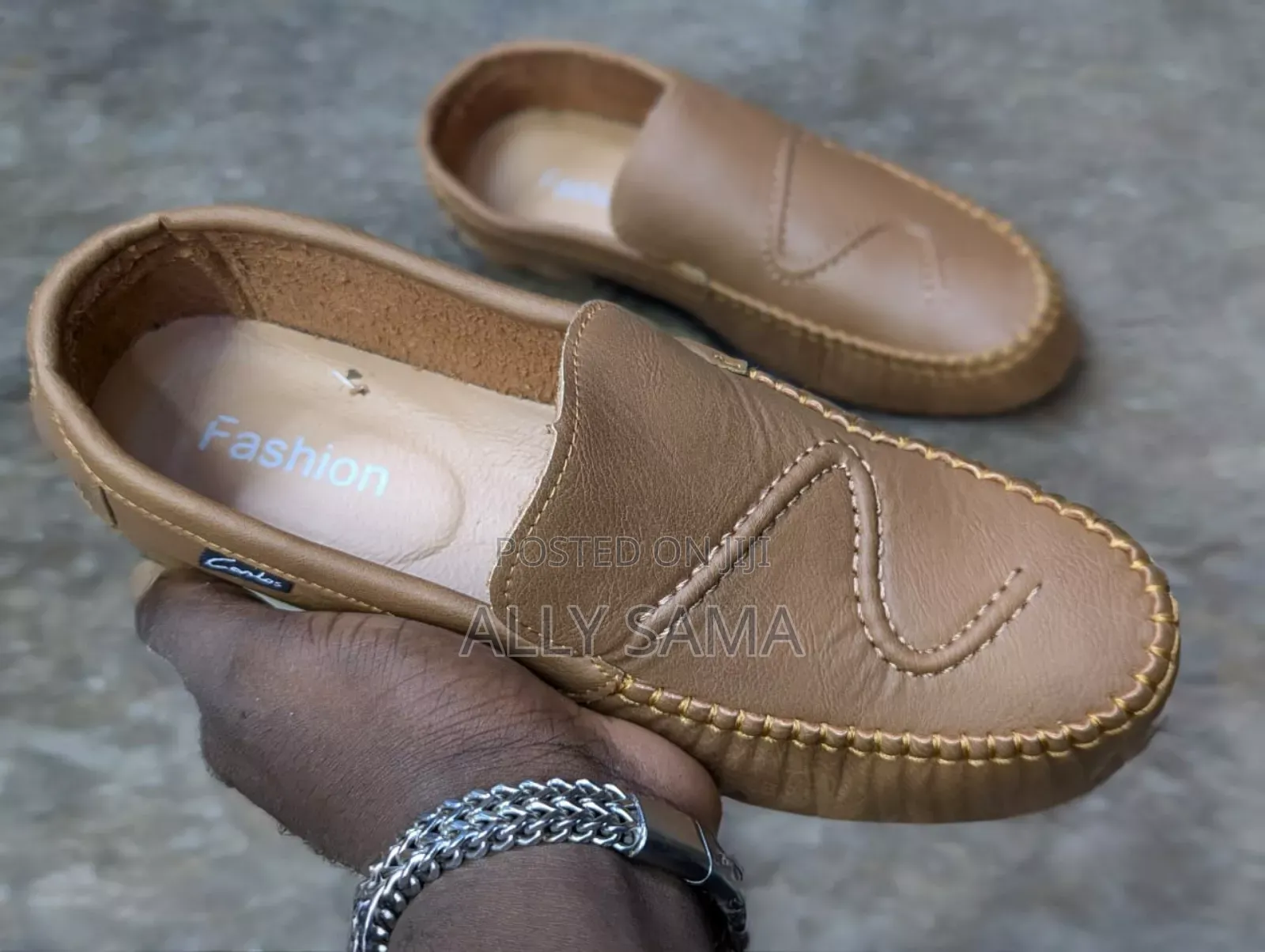 Mens Loafers Fashion Material Leather