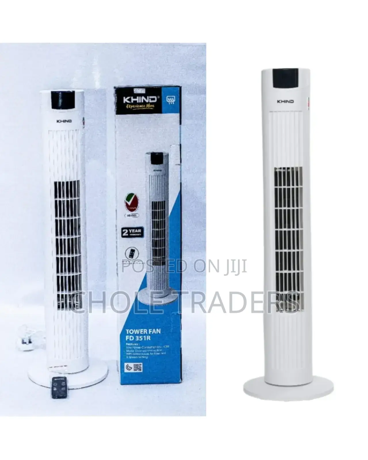 KHIND Tower Fan With Remote Control