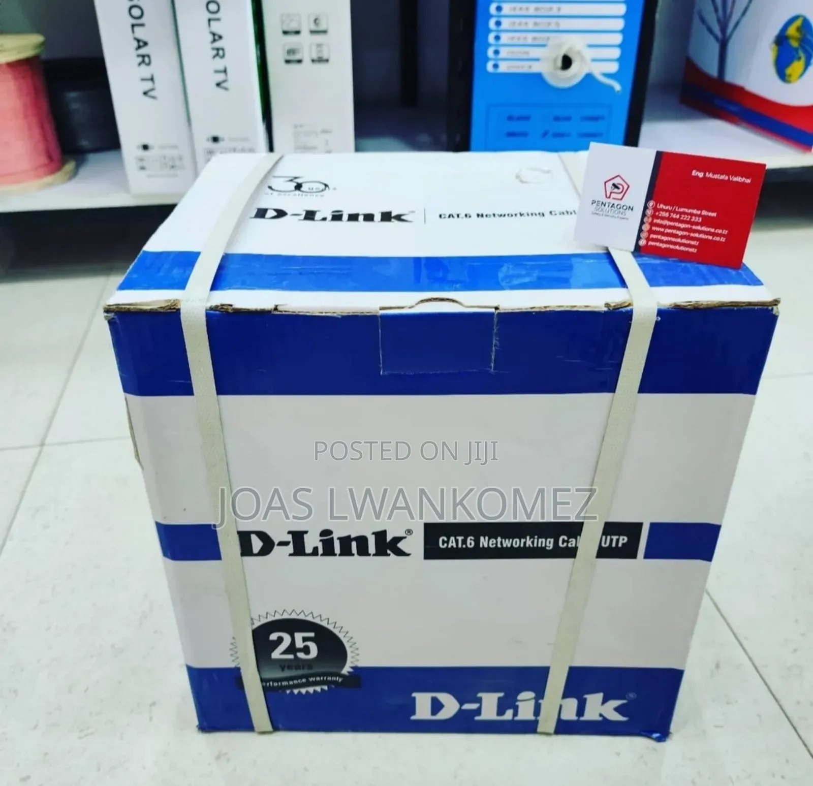 Dlink Cat 6 Pure Copper(305 Meter).