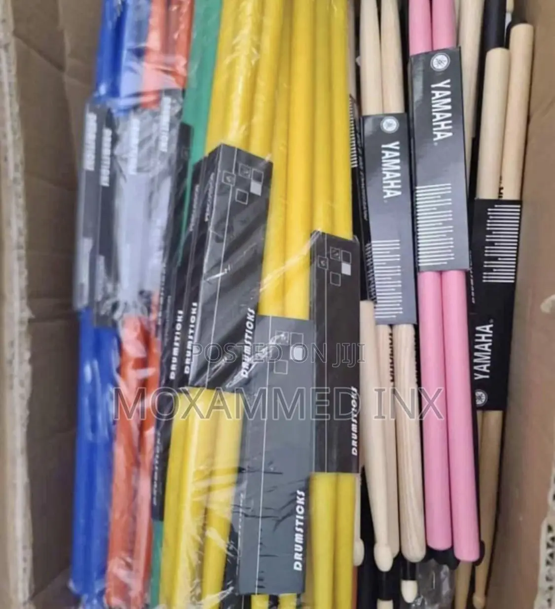 Wooden Plastic Drum Sticks Pair 5A 7A