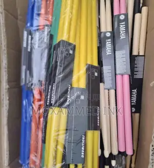 Wooden Plastic Drum Sticks Pair 5A 7A