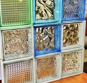 Coloured Cleared Glass Blocks