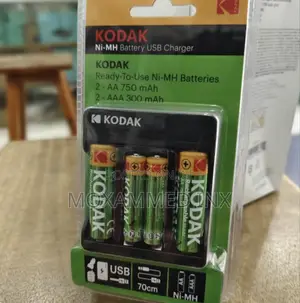 KODAK Ni-mh Battery USB Charger Ready-to-use Ni-mh Batteries