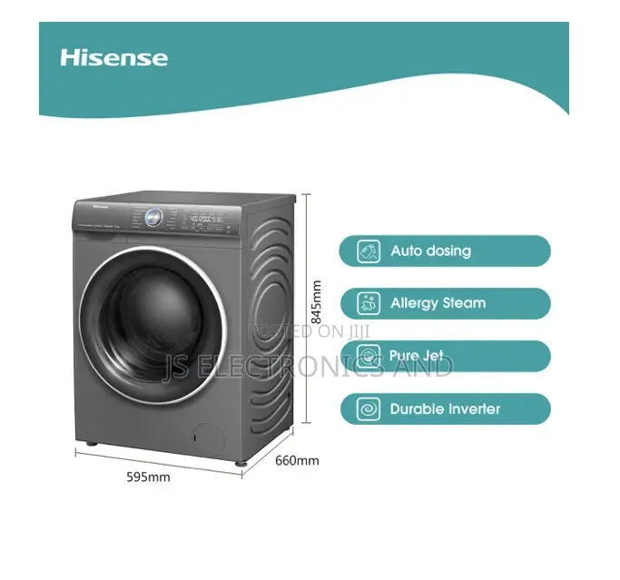 Hisense Washing Machine Kg 12 Front Loader Automatic