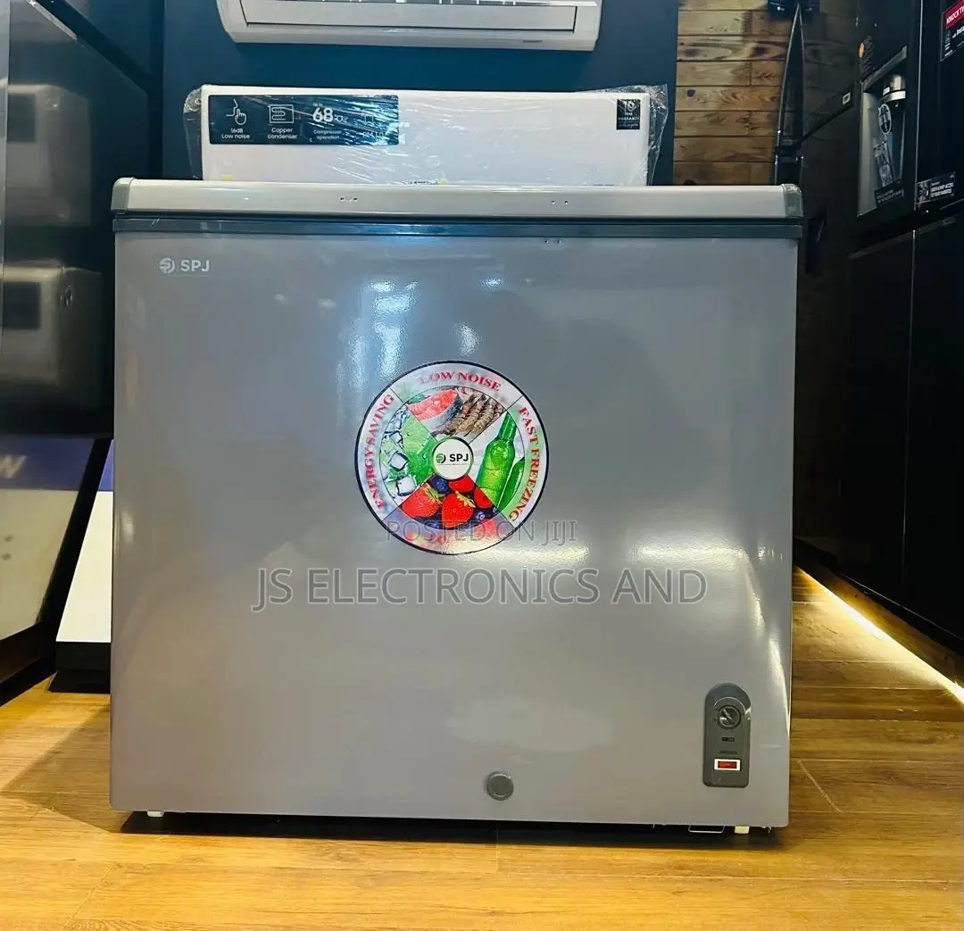 SPJ FREEZER 200 LTR  Condenser Ya Nje  Sliding Glass