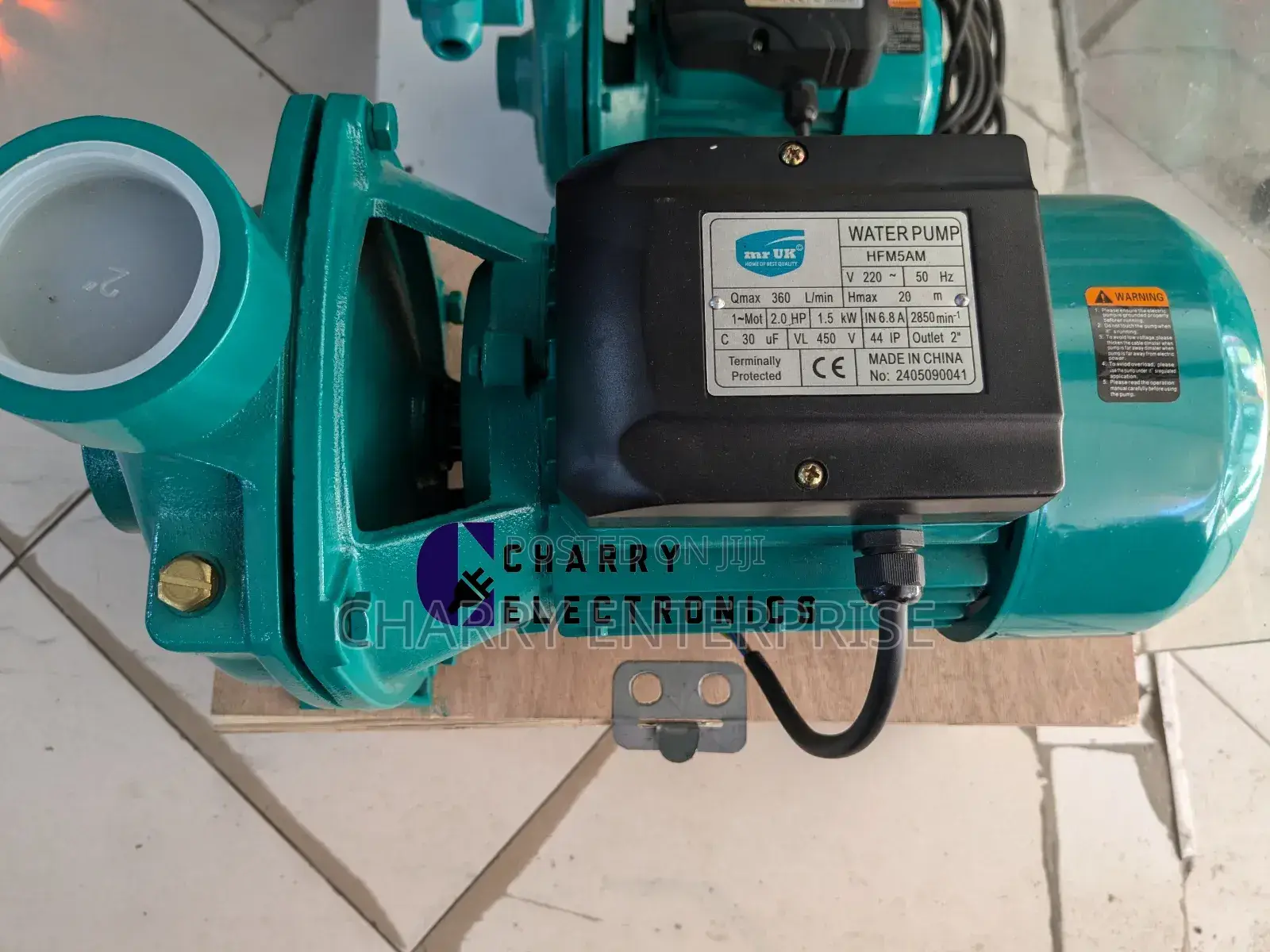 MR Uk SURFACE Water PUMPS* * HFMAM (2.0hp)