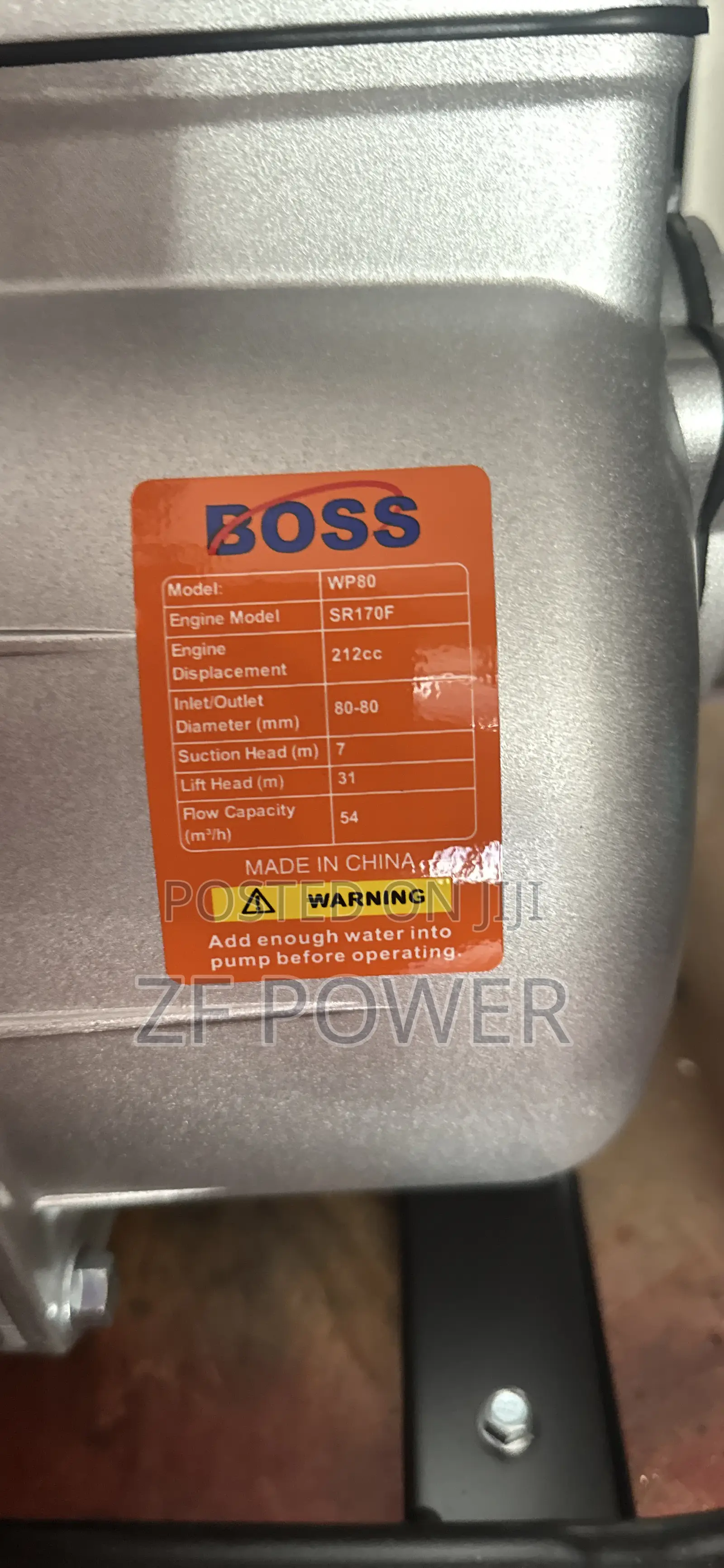 Boss Water Pump