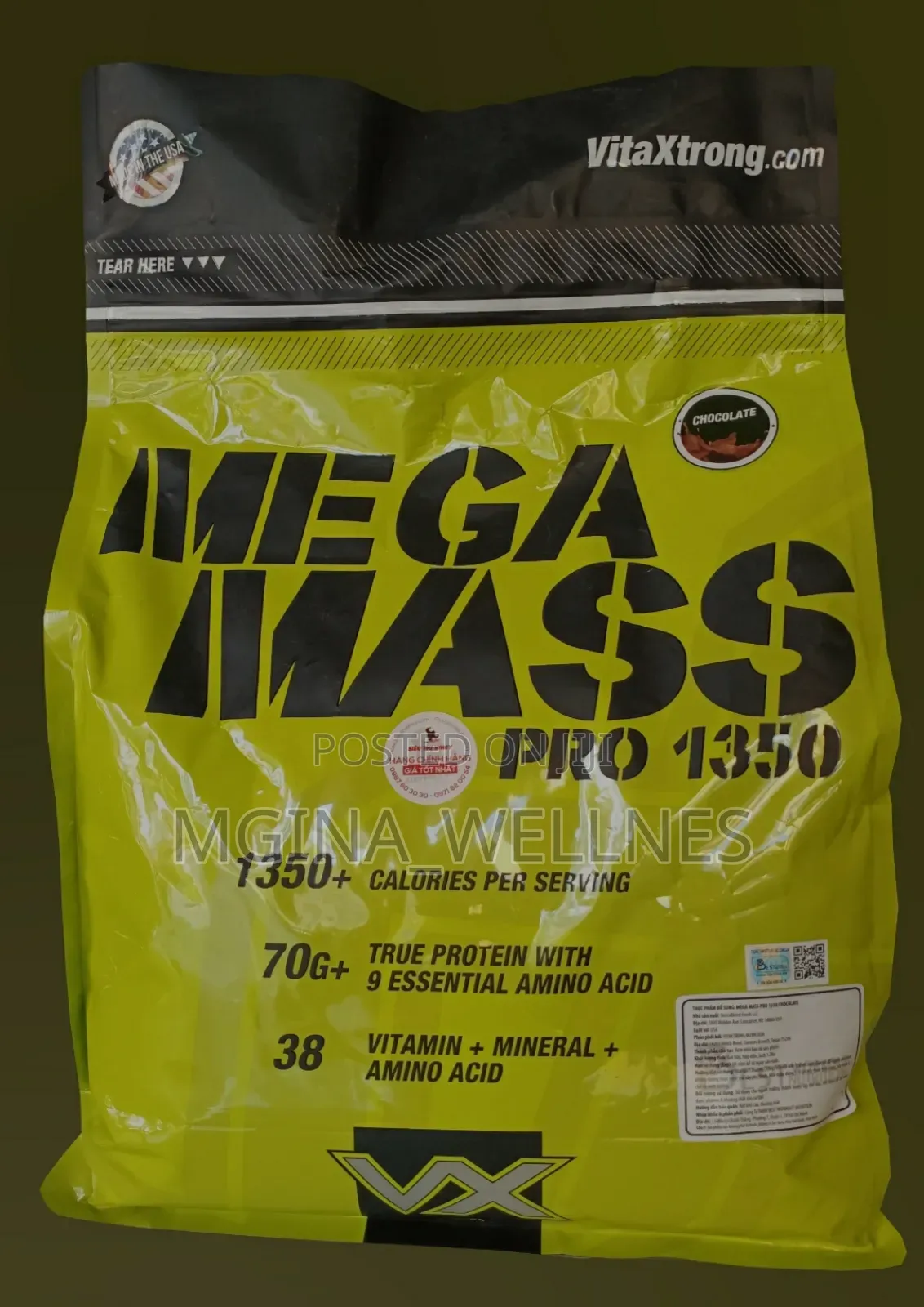 Mega Mass PRO 1350 for Fast Weight Muscle Gain