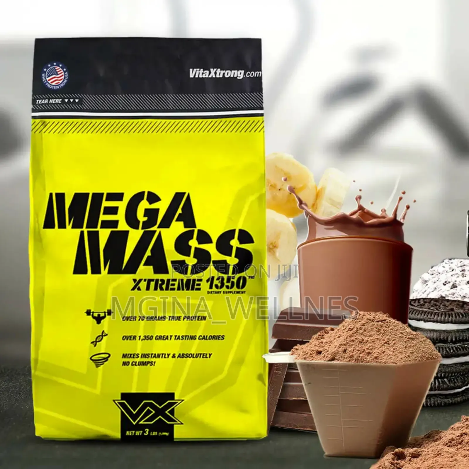 Mega Mass PRO 1350 for Fast Weight Muscle Gain